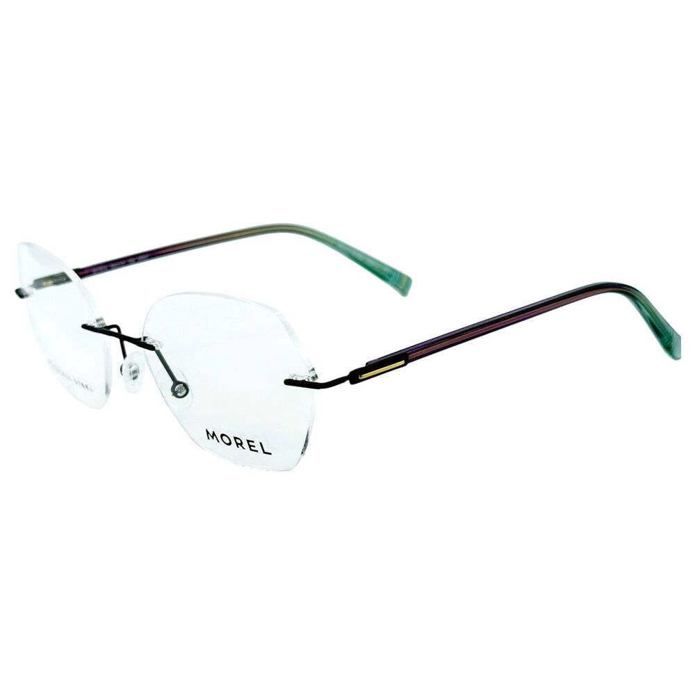 Morel 20161K Aster Womens Rimless Eyeglass Frame PP07 Purple 53-17 France w Case
